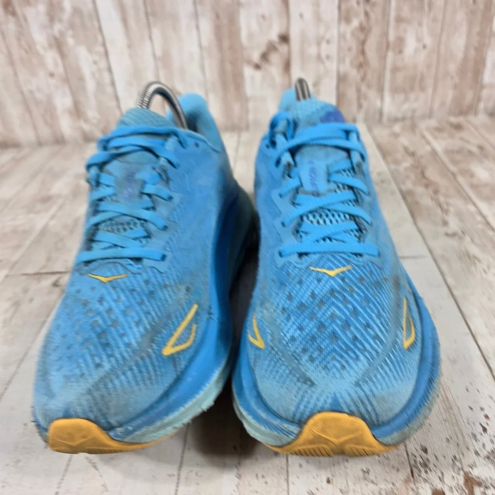 Hoka Clifton 9 Womens Running Shoes Size 9 Blue Pink Sky Copper 1127896 SDY